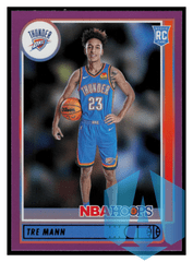2021-22 Panini NBA Hoops Rookies Purple Tre Mann #237 Rookie RC